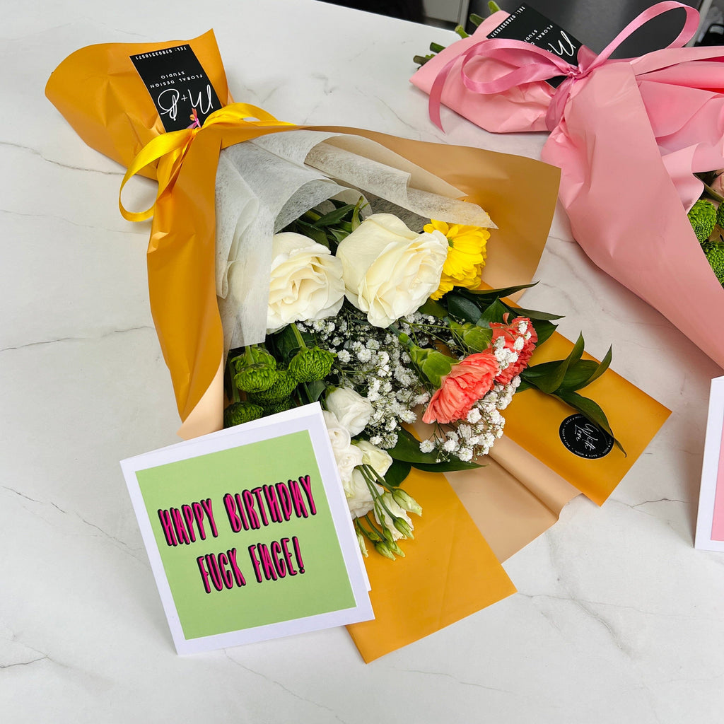 Banter Bouquet & Card | Thorngumbald & Hedon Florist | Hull Fresh Flower Delivery near me
