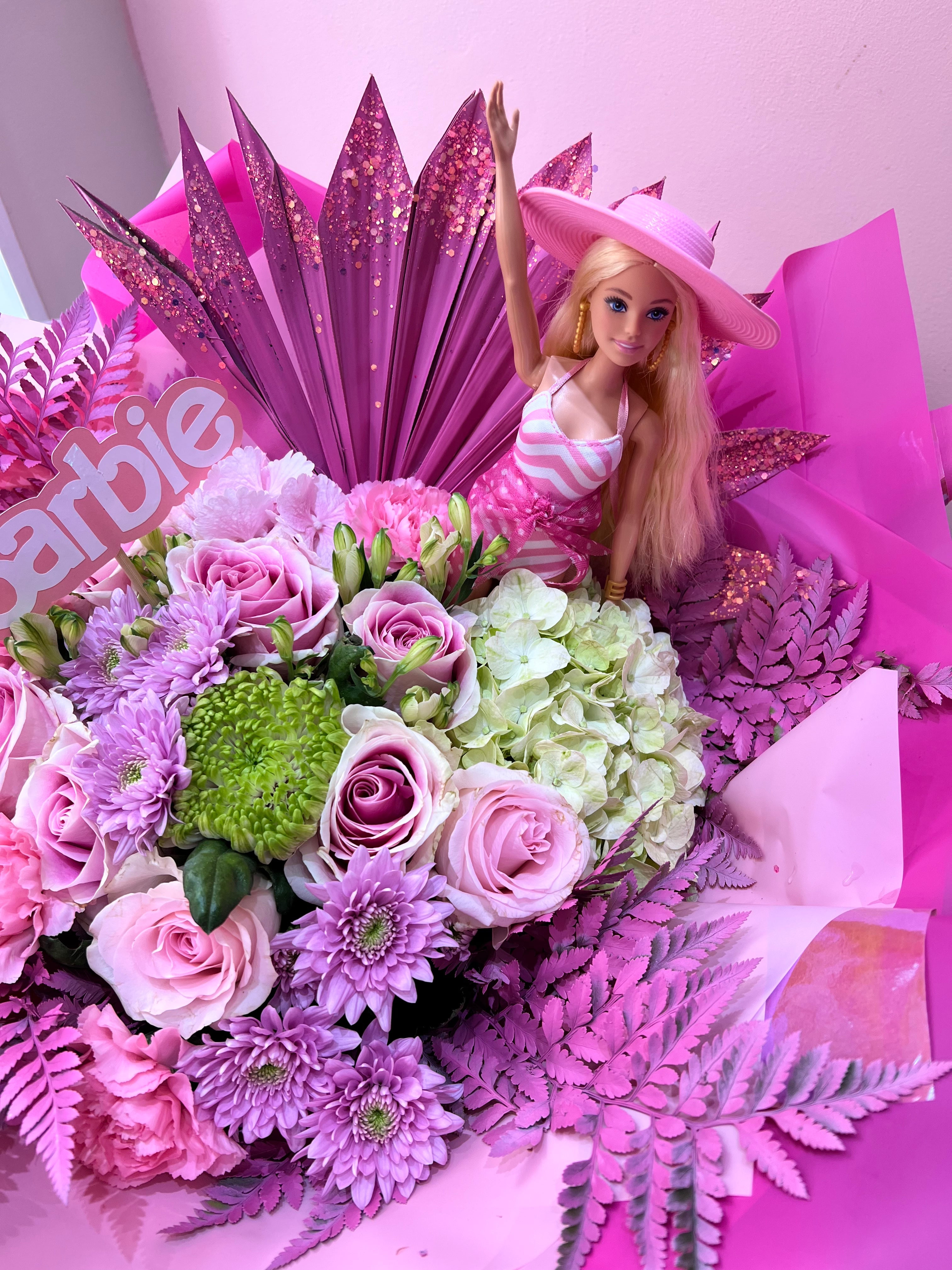 Barbie” Bouquet – Moon and Back Floral Design Studio
