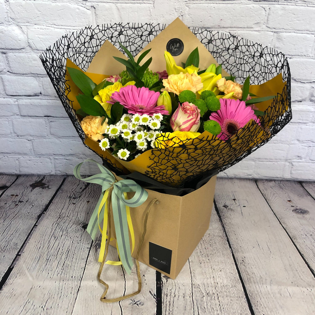 Bright Buttercup Bouquet | Thorngumbald & Hedon Florist | Hull Fresh Flower Delivery