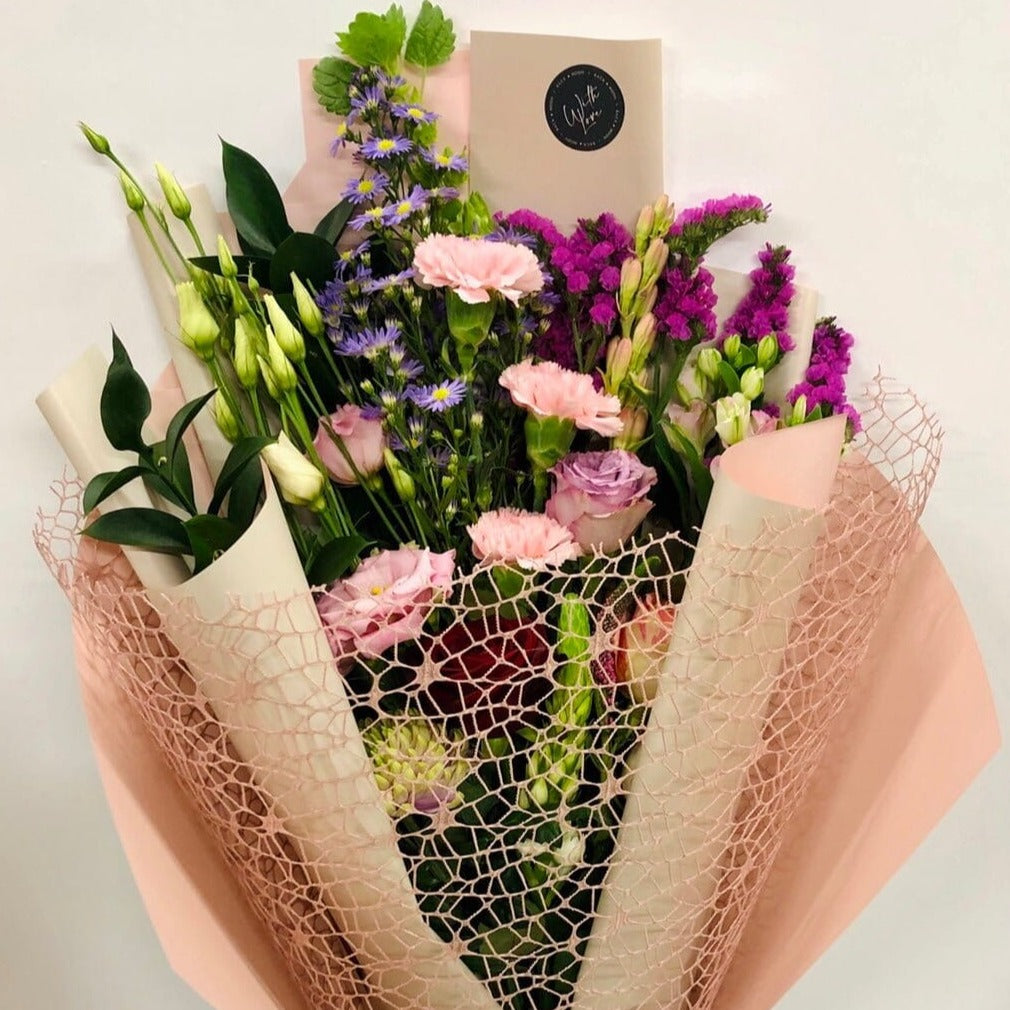 Soft Pink Mix Bouquet | Thorngumbald & Hedon Florist | Hull Fresh Flower Delivery