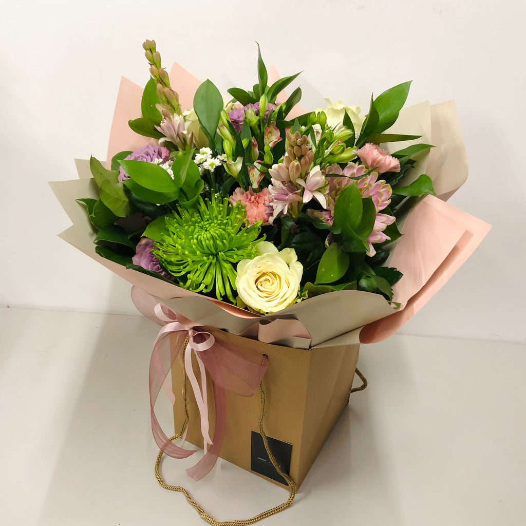 Soft Pink Water Bouquet | Thorngumbald & Hedon Florist | Hull Fresh Flower Delivery